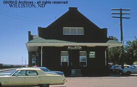 Great Northern Depot at Williston, North Dakota, undated