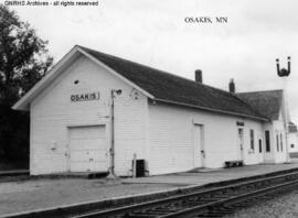 Great Northern Depot at Osakis, Minnesota, undated