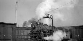 Great Northern Steam Locomotive 3129 at Hillyard, Washington, undated