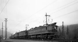 Great Northern Electric Locomotive 5016 in Washington State, undated