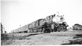 Great Northern Steam Locomotive 1381 at Sandpoint, Idaho, undated