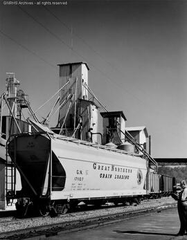 Great Northern Freight Car 171107 at Monroe, Washington, undated