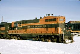 Great Northern Railway 640 at Minneapolis Junction, Minnesota in 1970.