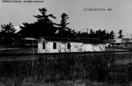 Great Northern Depot at Stanchfield, Minnesota, undated