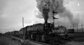 Great Northern Locomotives 2049 and 302 at Hillyard, Washington, undated