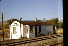 Great Northern Railway Malaga, Washington depot in 1972.