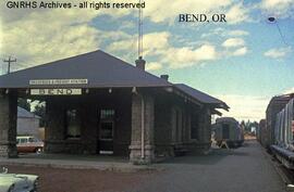 Spokane, Portland, and Seattle Railway Depot at Bend , Oregon, undated