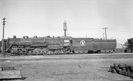 Great Northern Steam Locomotive 3399 at Minneapolis Junction, Minnesota in 1958.