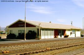 Great Northern Depot at Quincy, Washington, 1988