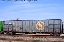 Great Northern Woodchip Car 174410 at Wenatchee, Washington, 1992