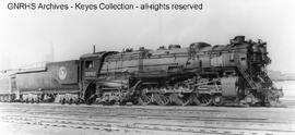 Great Northern Steam Locomotive 2552 at Saint Paul, Minnesota, undated