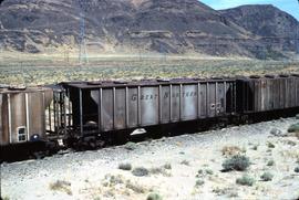 Great Northern Railway Hopper car 71996 at Columbia siding, Washington in 1984.