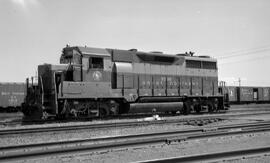 Great Northern Diesel Locomotive 3032 at Appleyard, Washington, undated