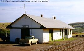Great Northern Depot at Belt, Montana, 1990