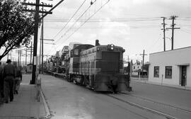 Great Northern Diesel Locomotive 99 at Renton, Washington, undated