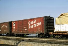 Great Northern Railway Box car 15234, at Wenatchee, Washington in 1970.