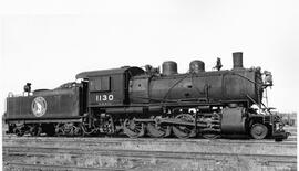 Great Northern Steam Locomotive 1130 at Superior, Wisconsin, 1953