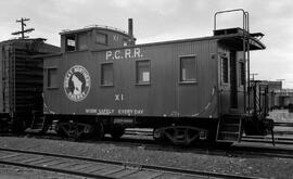 Pacific Coast Caboose X1 in Seattle, Washington, circa 1952