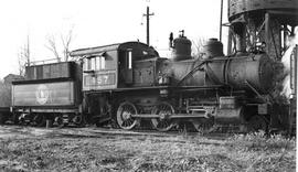 Great Northern Steam Locomotive 457 at Everett, Washington, 1938