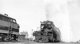 Great Northern Steam Locomotive 2036 at Hillyard, Washington, undated