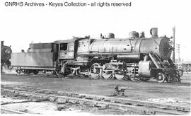 Great Northern Steam Locomotive 3108 at Hillyard, Washington, 1935