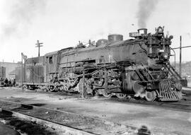 Great Northern Steam Locomotive 3366 at Hillyard, Washington, undated