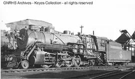 Great Northern Steam Locomotive 3102 at Superior, Wisconsin, 1947