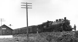 Great Northern Steam Locomotive 1372 at Everett, Washington, 1927