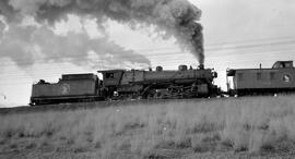 Great Northern Steam Locomotive 3129 at Hillyard, Washington, undated