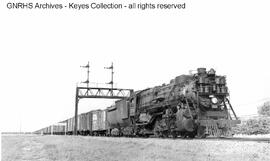Great Northern Steam Locomotive 3388 at Grand Forks, North Dakota, 1956