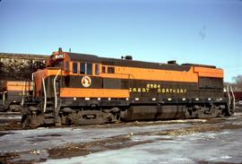 Great Northern Railway 2524 at Minneapolis Junction, Minnesota in 1970.
