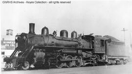 Great Northern Steam Locomotive 3149 at Watertown, South Dakota, 1930