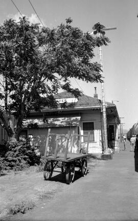 Union Pacific Depot at Ayer, Washington, undated