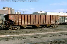 Great Northern Hopper Car 70295 at Denver, Colorado, 1984