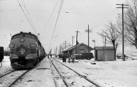 Great Northern Diesel Locomotive 309C at Othello, Washington, undated