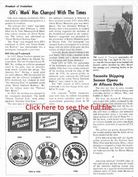 An Article on the History of Great Northern Railway's Mountain Goat Logo, 1967