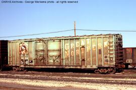 Great Northern Boxcar 38233 at Denver, Colorado, 1984