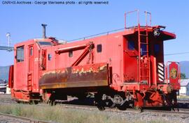 Great Northern Snow Plow X7303 at Bonners Ferry, Idaho, 1990