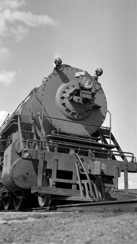 Great Northern Steam Locomotive 3136 at Hillyard, Washington, undated