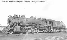 Great Northern Steam Locomotive 3100 at Kelly Lake, Minnesota, 1953