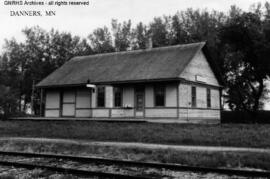 Great Northern Depot at Danners, Minnesota, undated