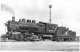 Great Northern Steam Locomotive 815 at Grand Forks, North Dakota, 1954