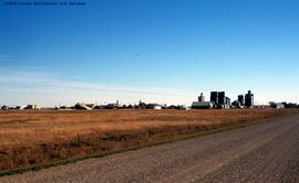 Town buildings at Hogeland, Montana, 2004