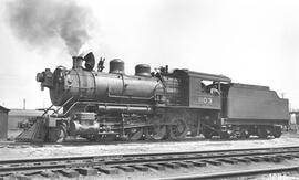 Great Northern Steam Locomotive 1103 at Everett, Washington, 1920