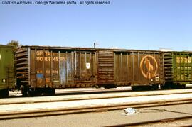 Great Northern Boxcar 37528 at Albuquerque, New Mexico, 1978