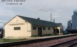 Great Northern Depot at Culbertson, Montana, undated