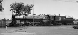 Great Northern Steam Locomotive 2584 at Havre, Montana, undated