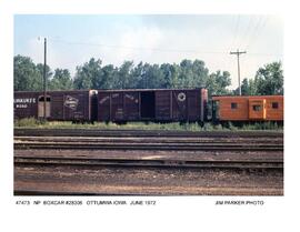Northern Pacific Freight Car Number 28306, Ottumwa, Iowa, 1972