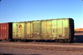 Great Northern Railway Box car 13235, at Pasco, Washington in 1974.