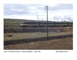 Northern Pacific Diesel Locomotive Number 6701A, Rockton, Montana, 1968